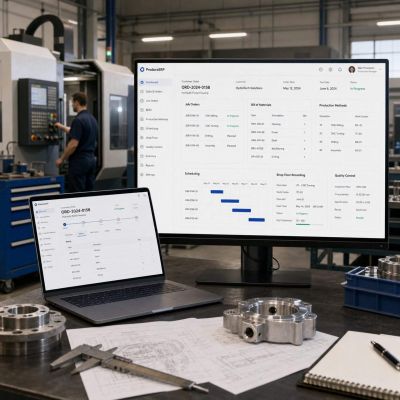 ERP for mechanical production